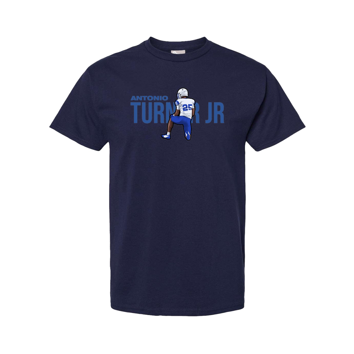 Youth Tee — Player Name in Navy
