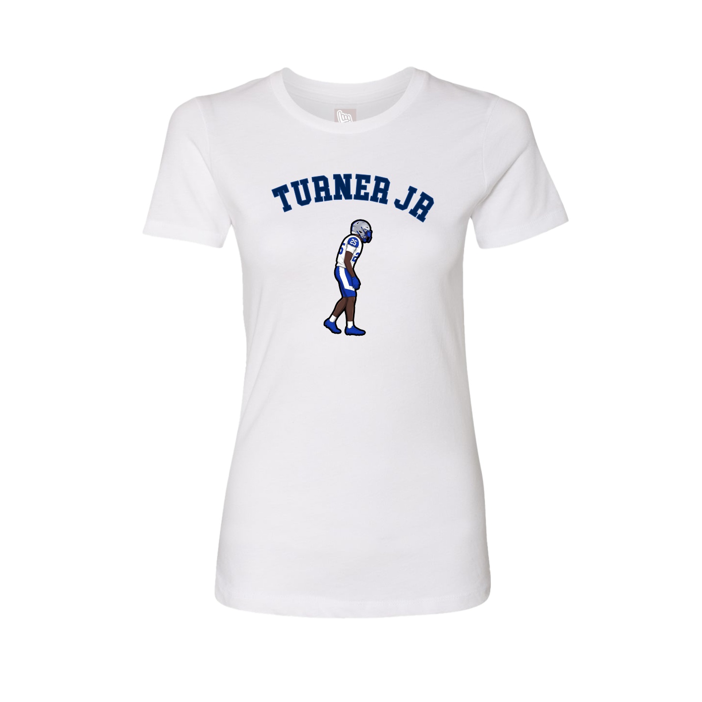 Fitted Women's Tee — Shirsey Arch in White