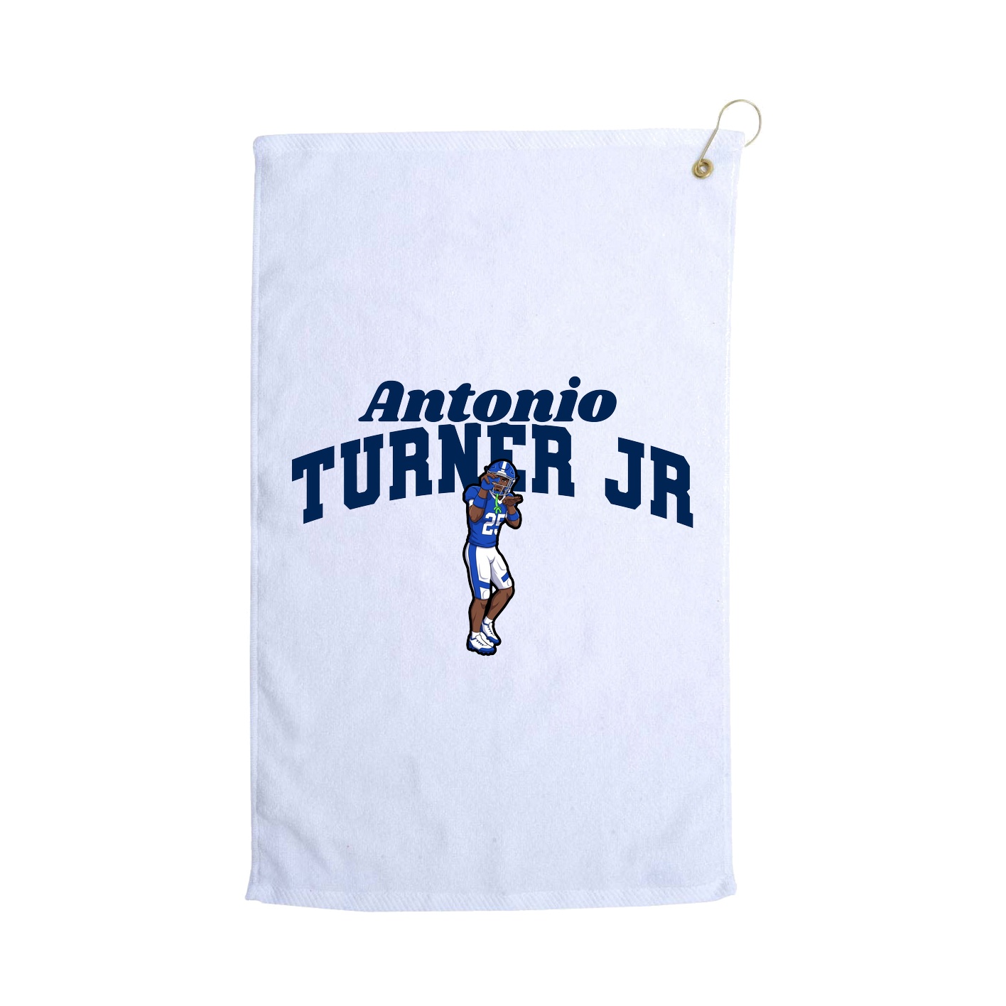 Golf Towel — Signature Arch in White