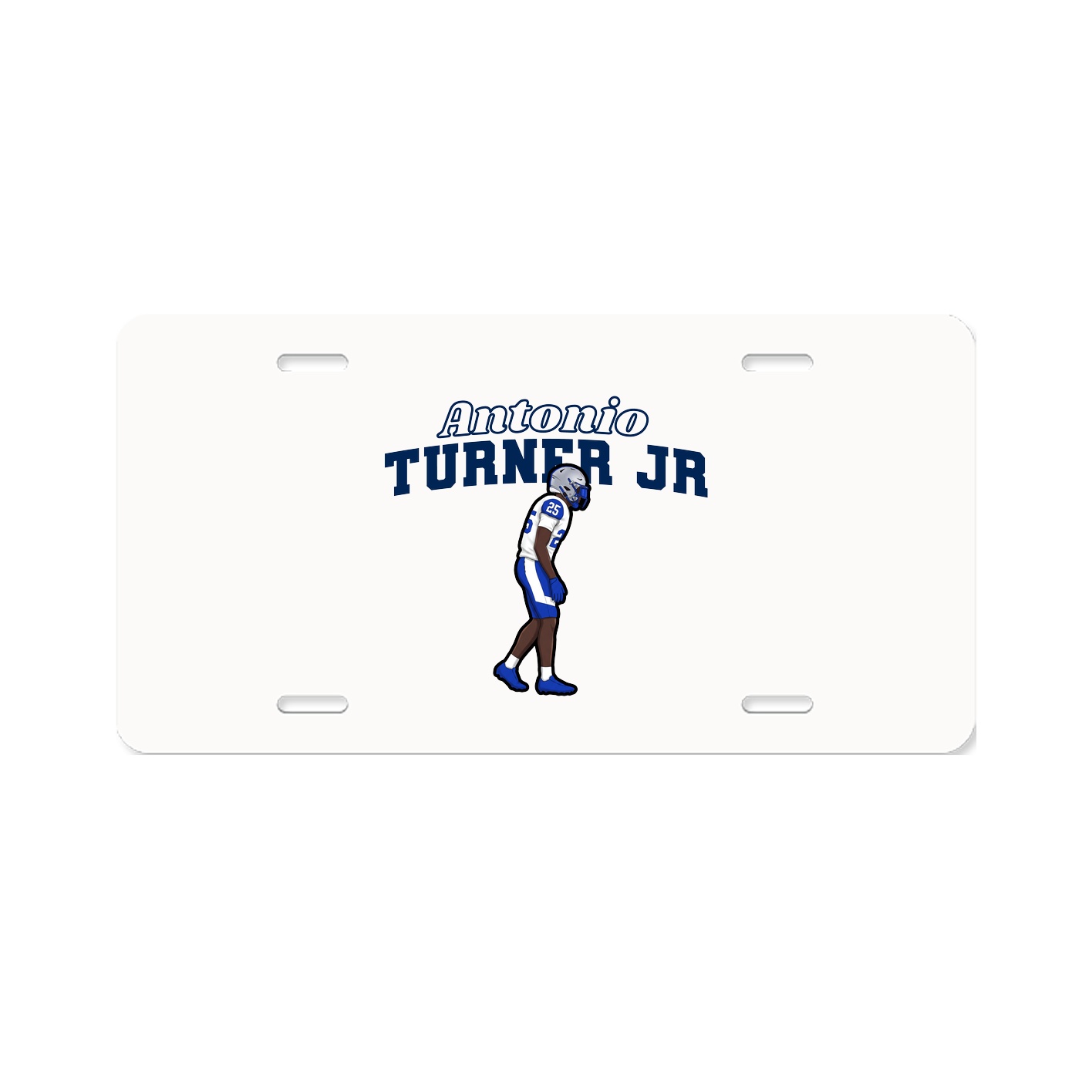 License Plate — Name Arch in Classic
