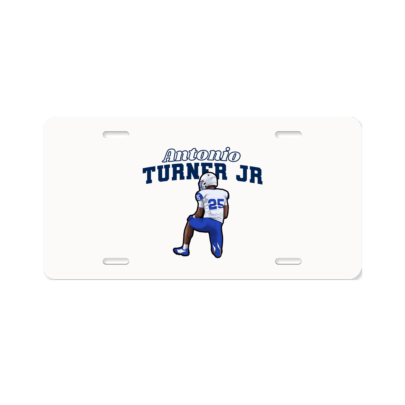 License Plate — Name Arch in Classic