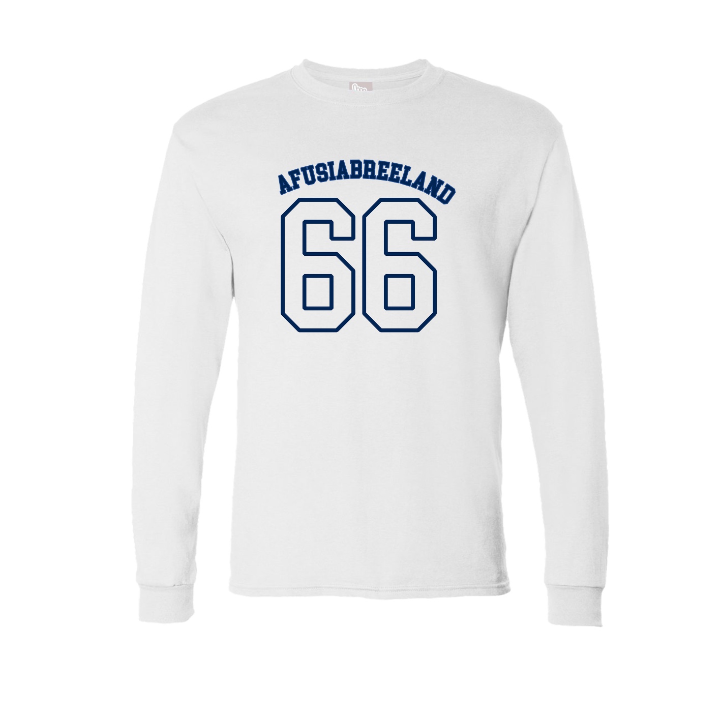 Long Sleeve Tee — Shirsey Arch in White