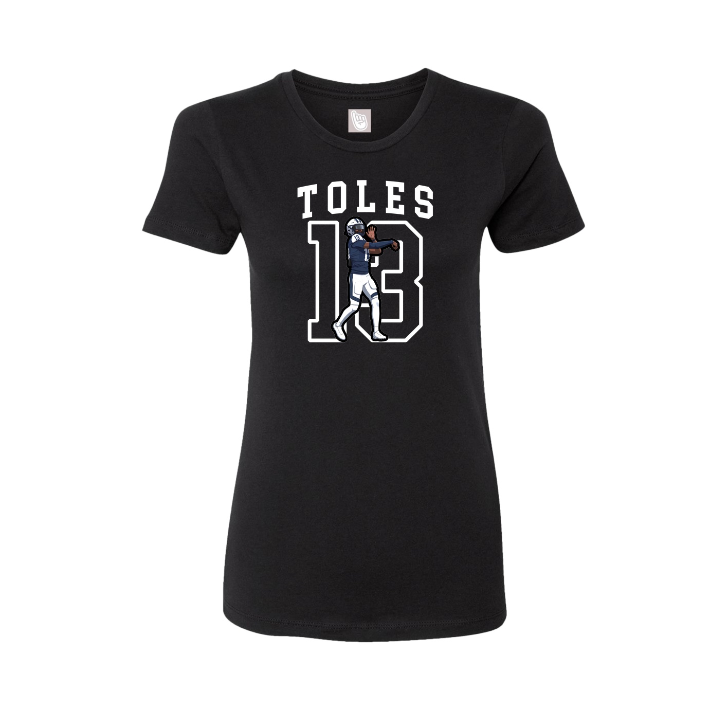 Fitted Women's Tee — Shirsey in Black