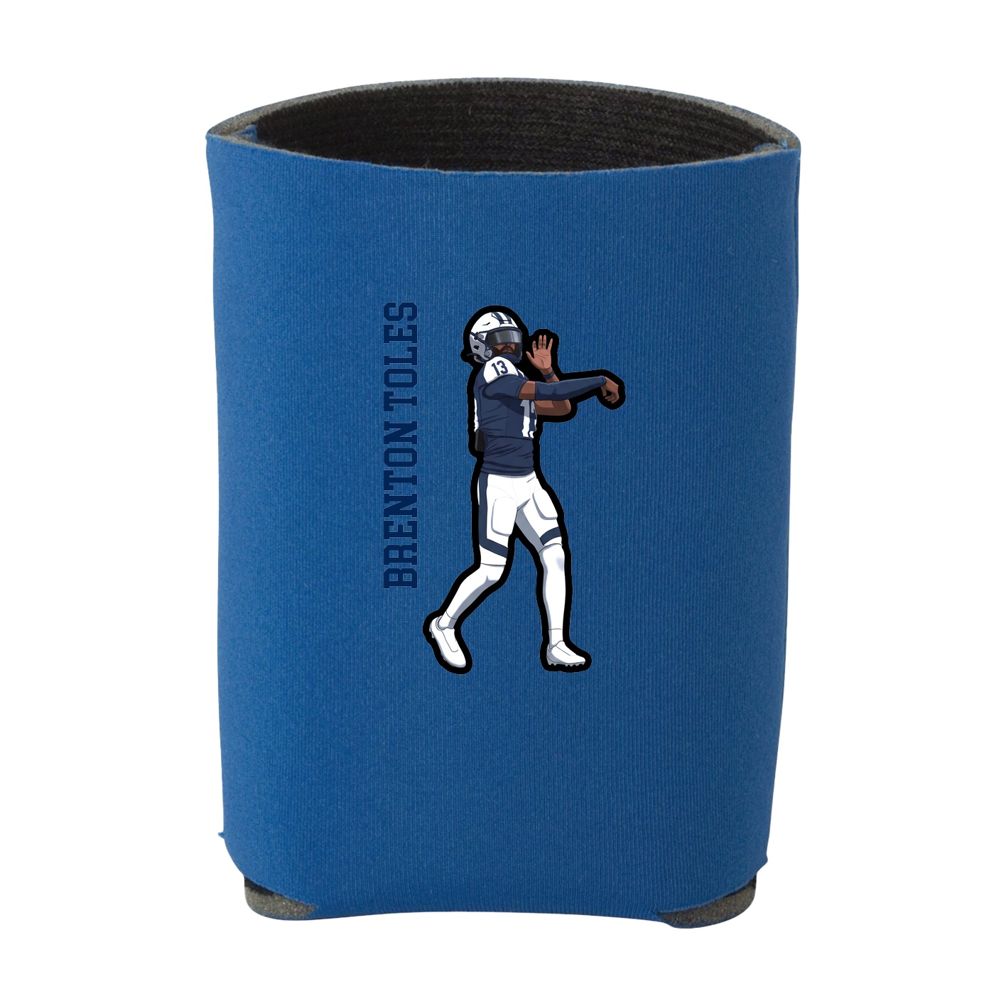 Can Holder — Name Vertical in Royal