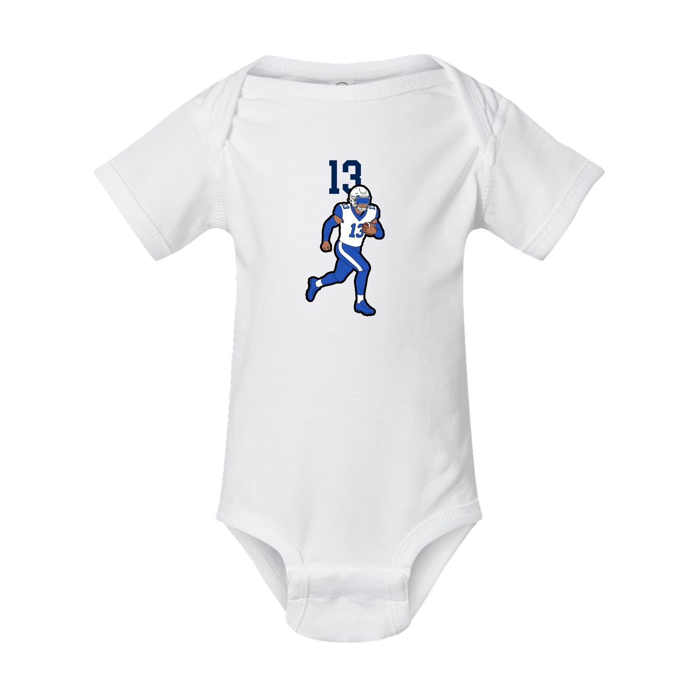 Baby Onesie — Number Top in White