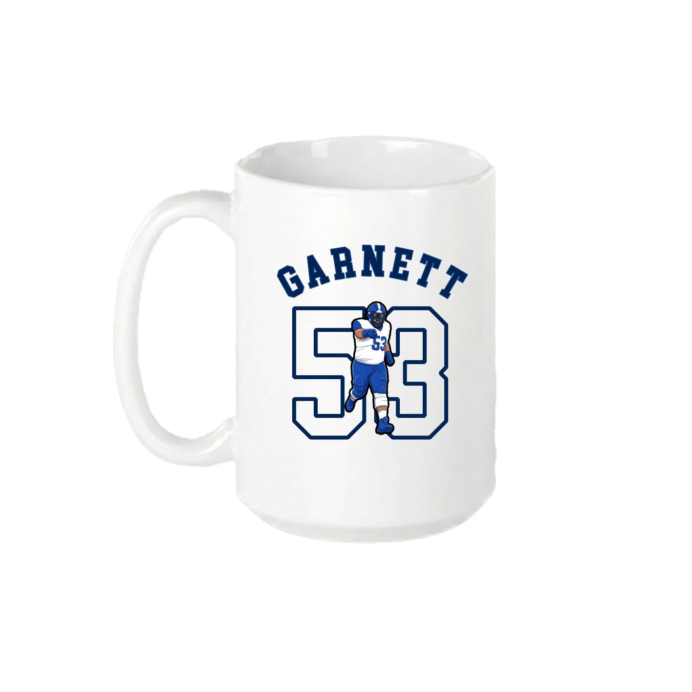 15oz Coffee Mug — Shirsey Arch in White