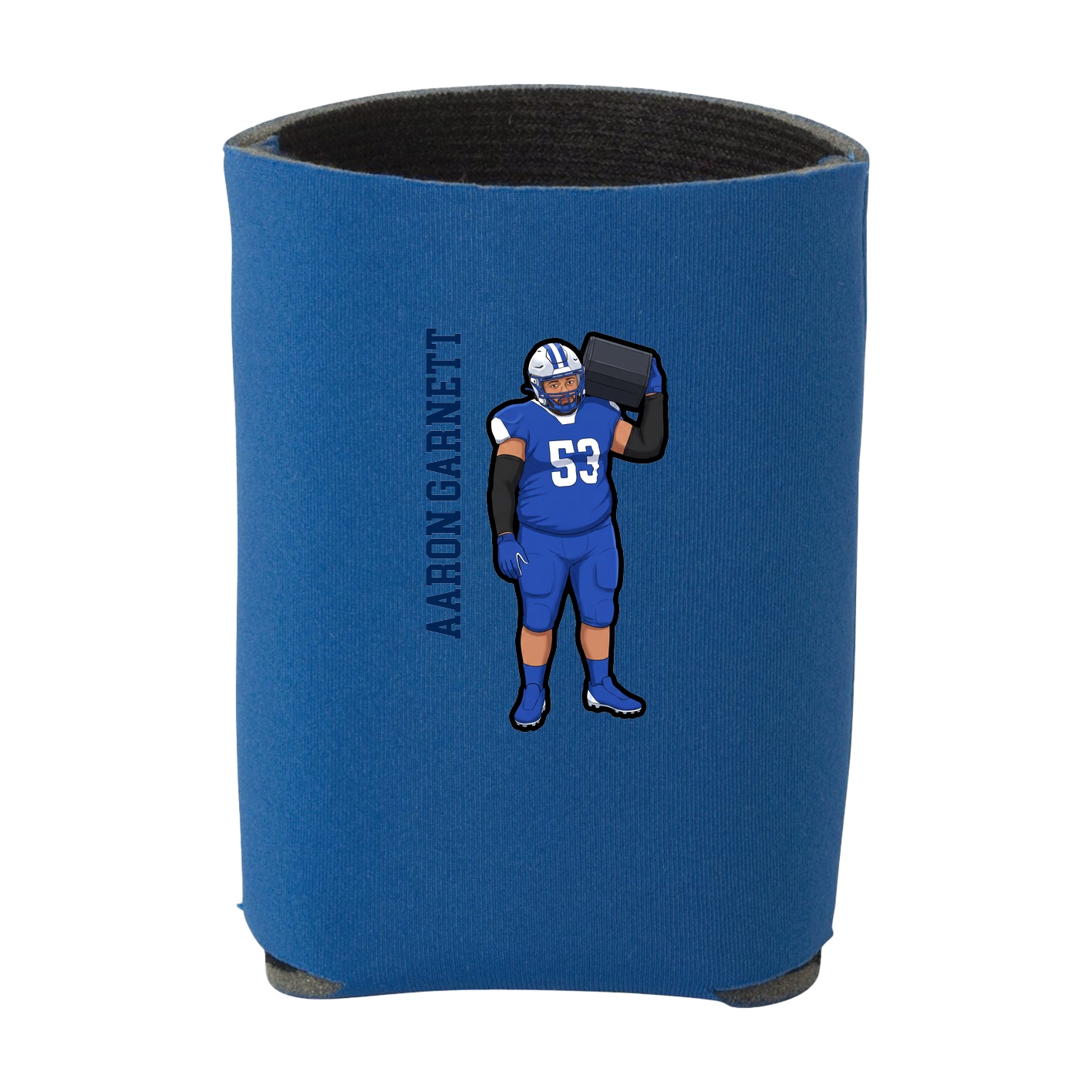 Can Holder — Name Vertical in Royal