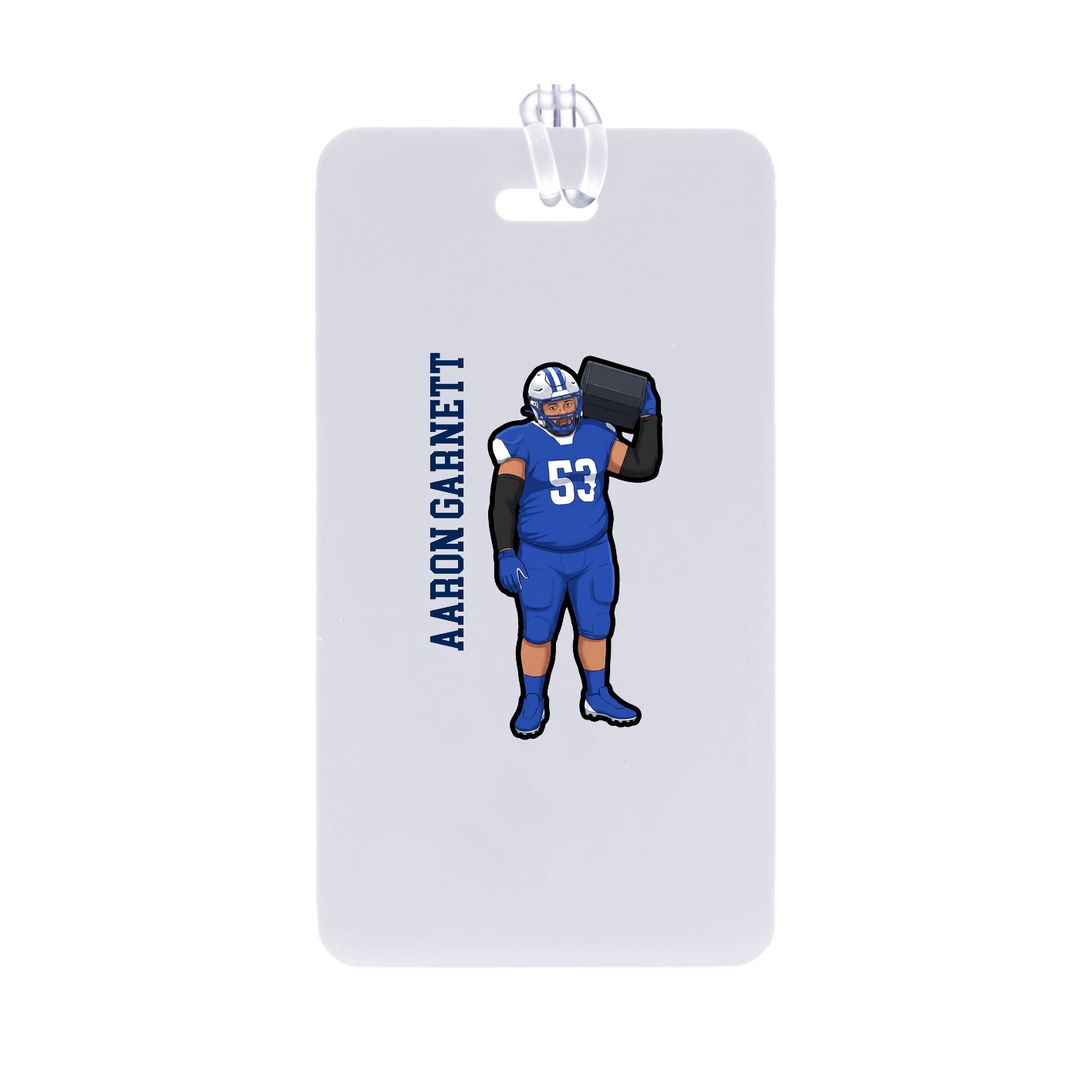 Bag Tag — Name Vertical in Classic