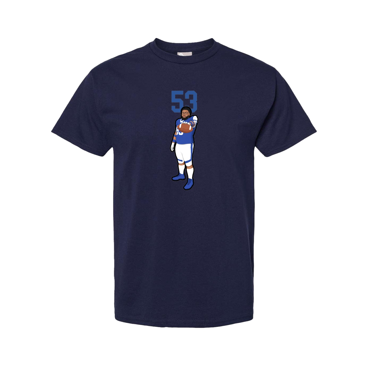 Tee — Number Top in Navy