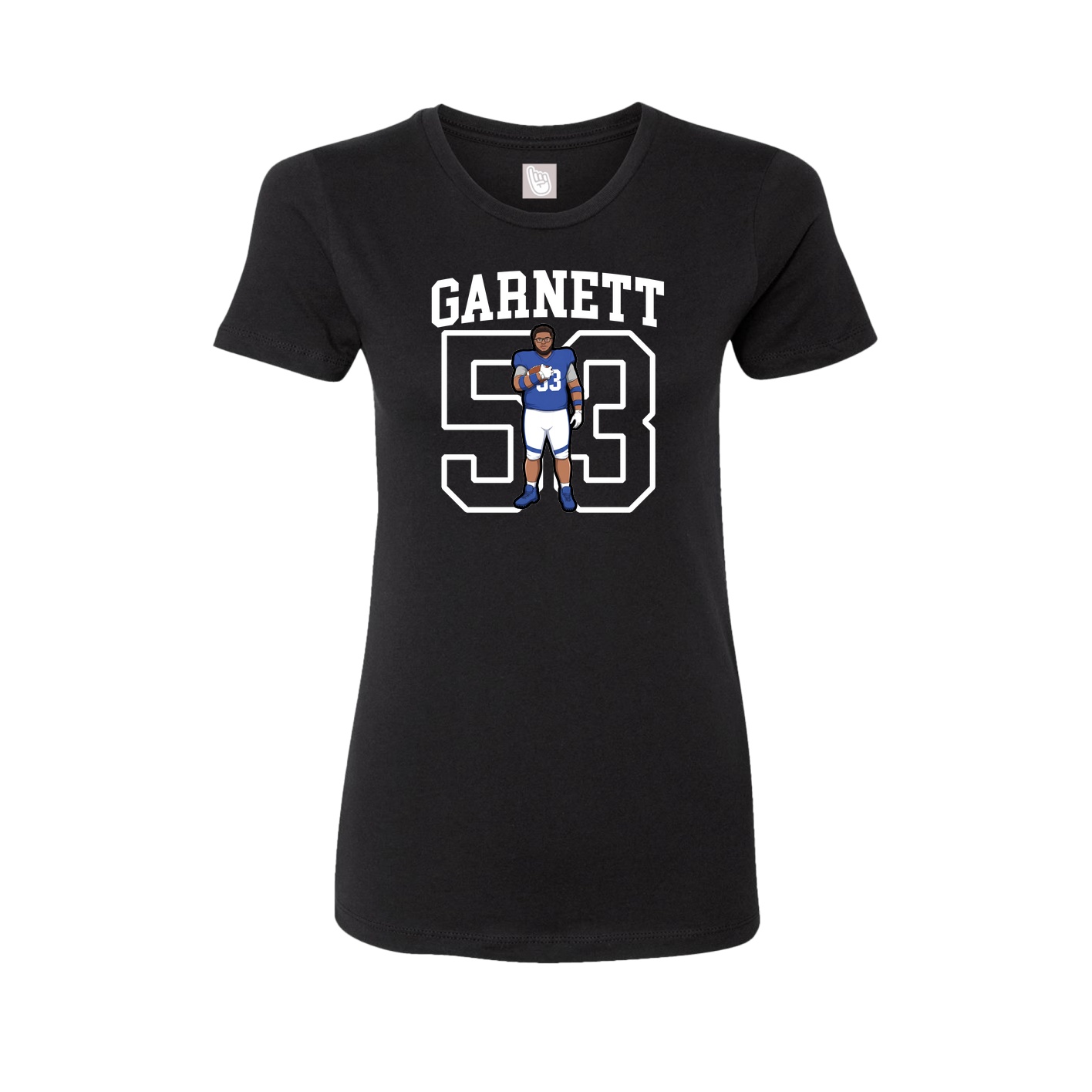 Fitted Women's Tee — Shirsey in Black
