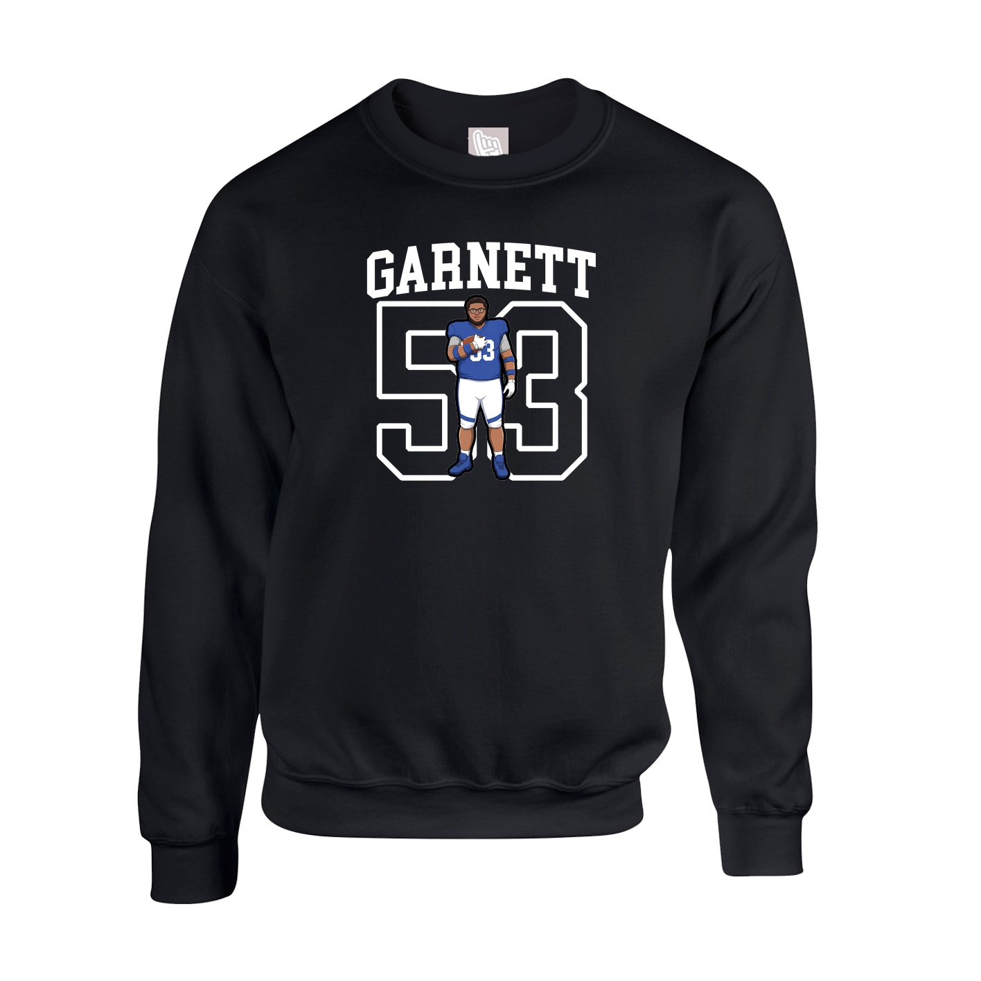 Fleece Crew — Shirsey in Black