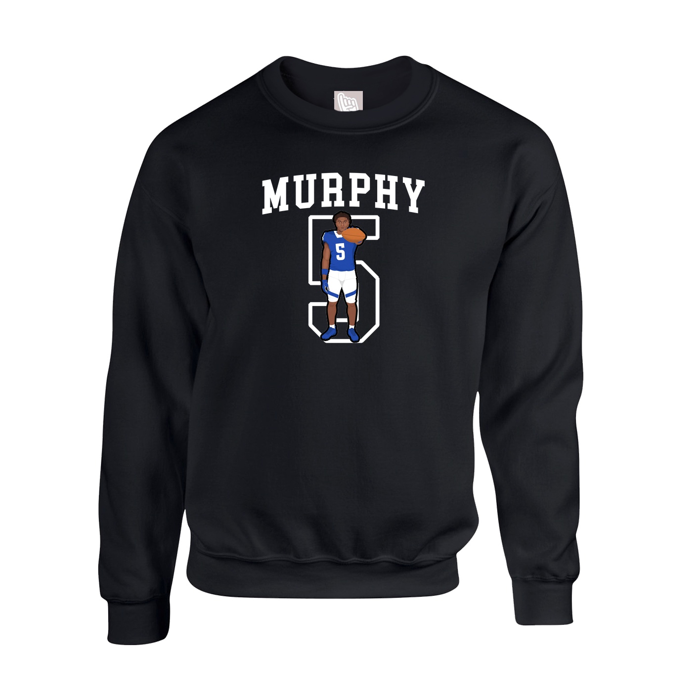 Fleece Crew — Shirsey in Black