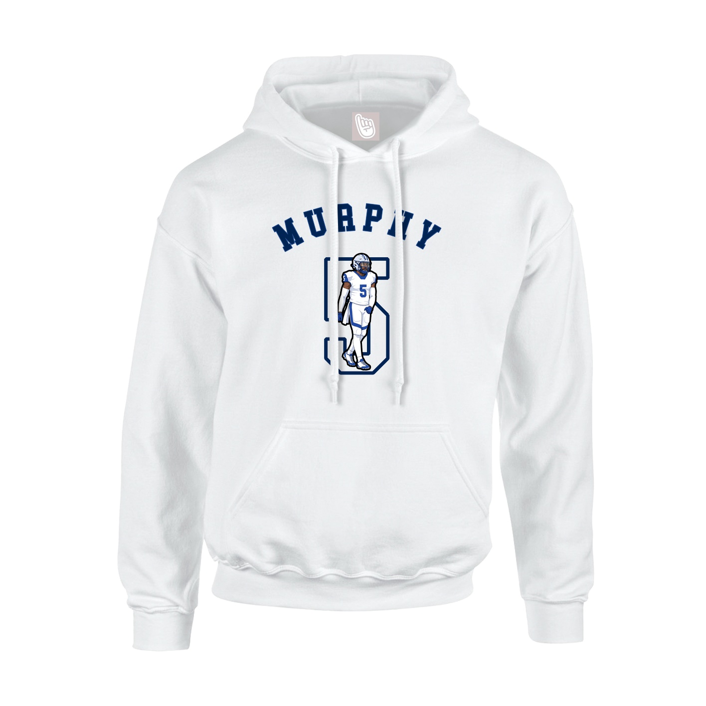 Hoodie — Shirsey Arch in White