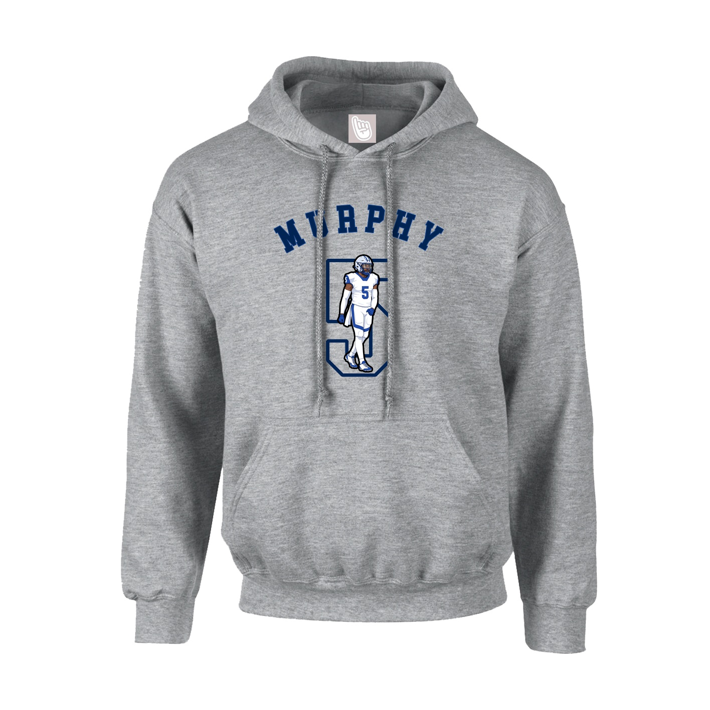 Youth Hoodie — Shirsey Arch in Grey
