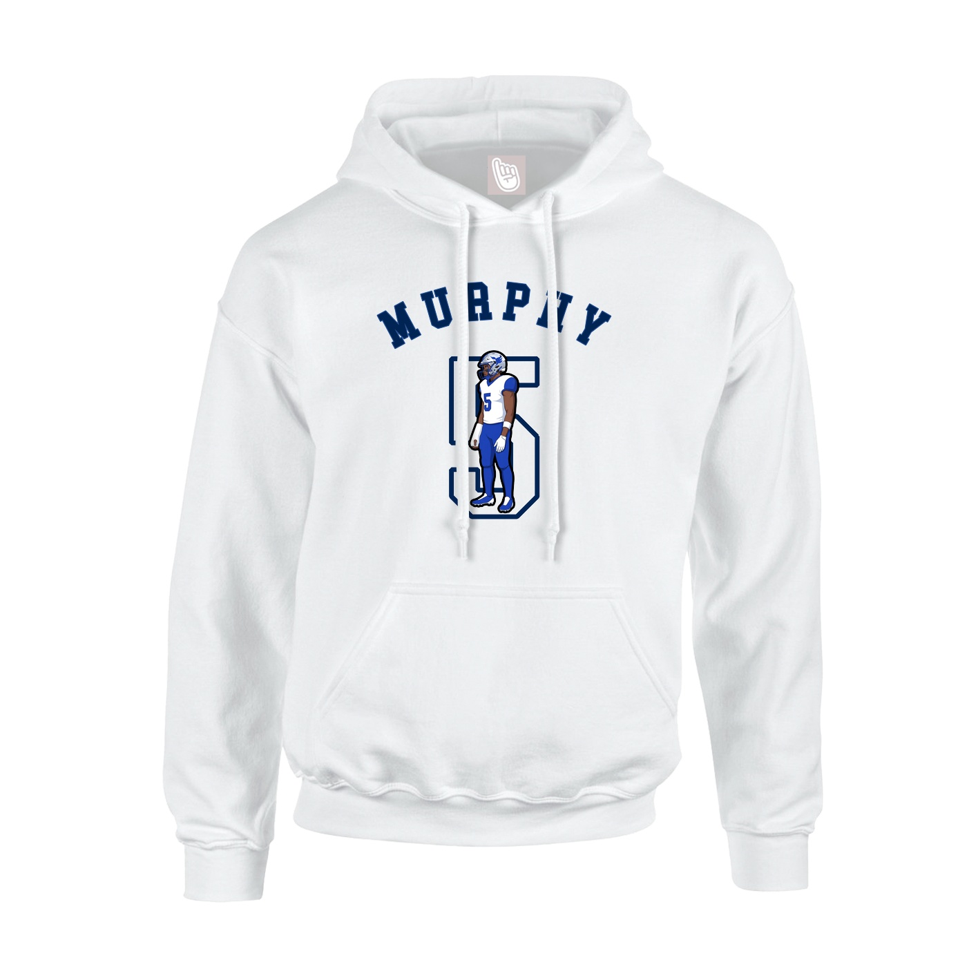 Youth Hoodie — Shirsey Arch in White