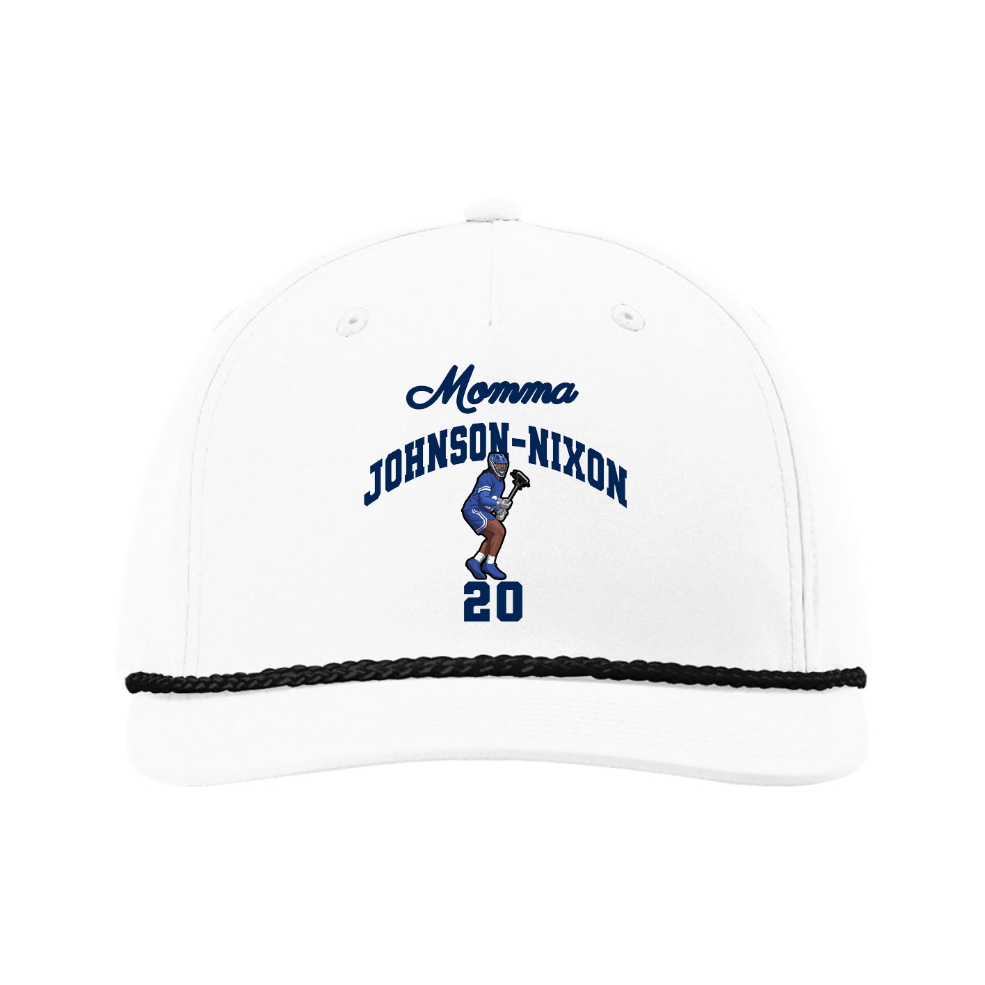 Five-Panel Classic Rope Cap — Mothers Day Arch in White
