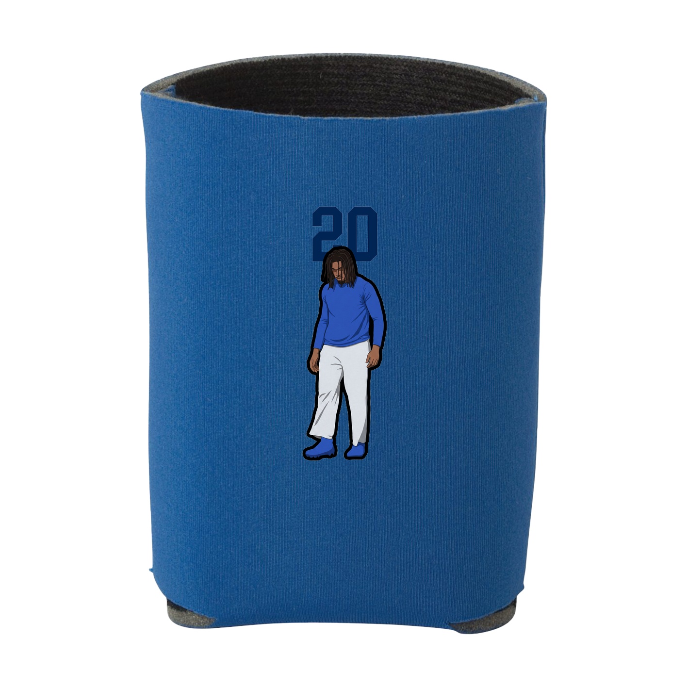Can Holder — Number Top in Royal
