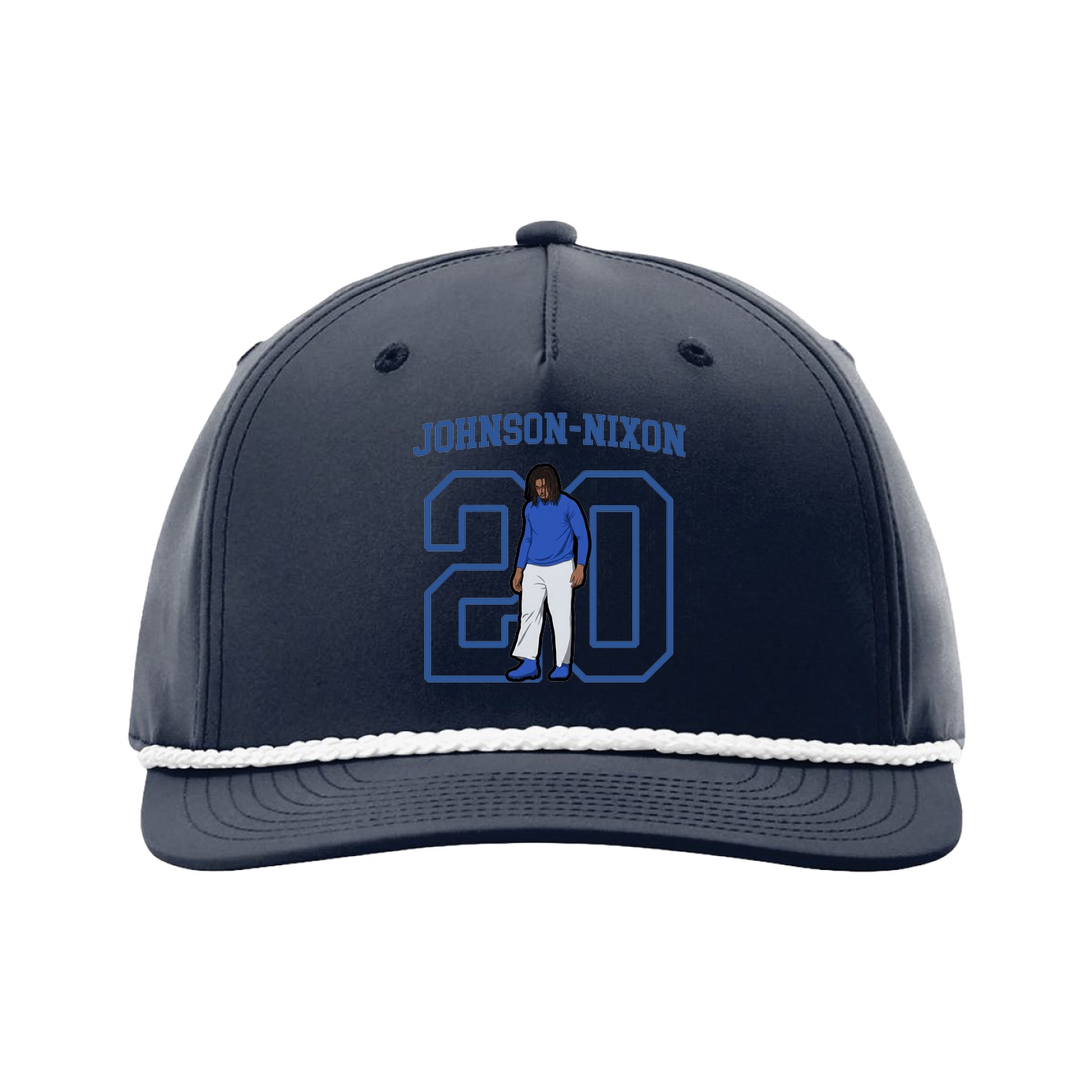 Five-Panel Classic Rope Cap — Shirsey in Navy