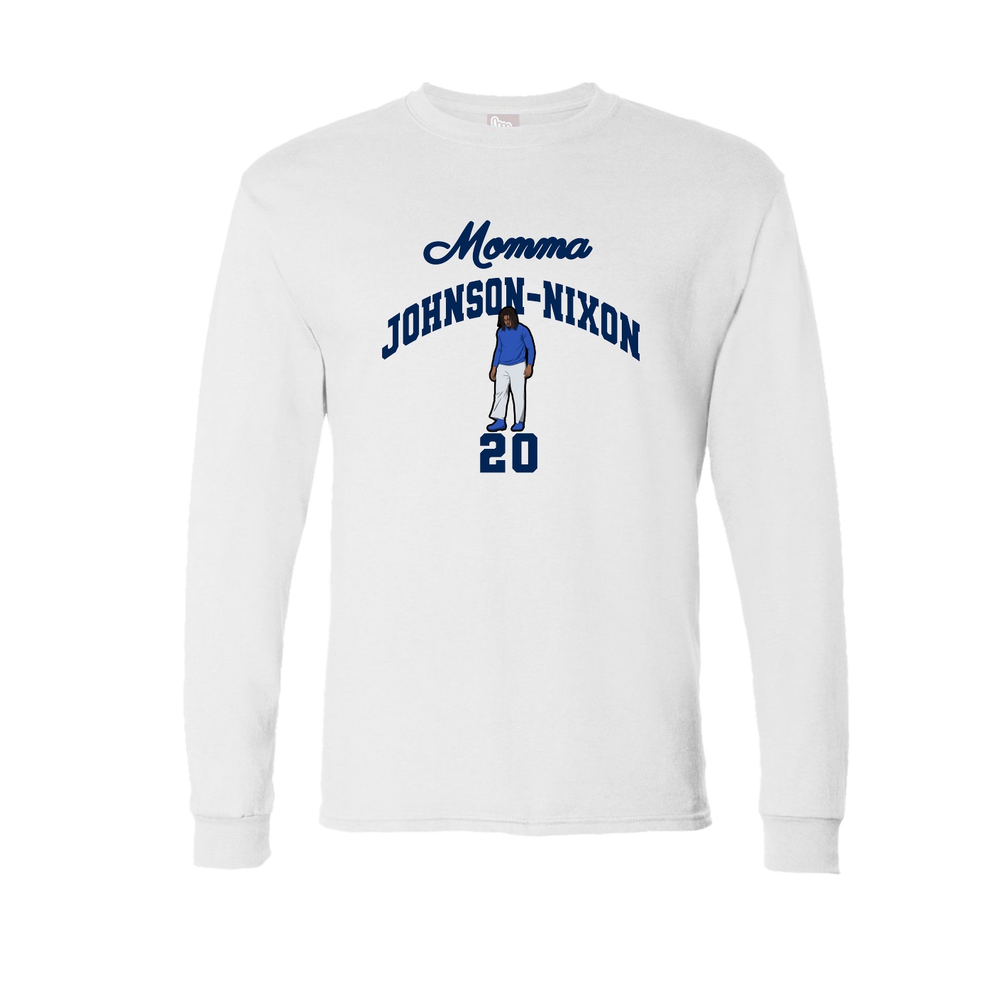 Long Sleeve Tee — Mothers Day Arch in White