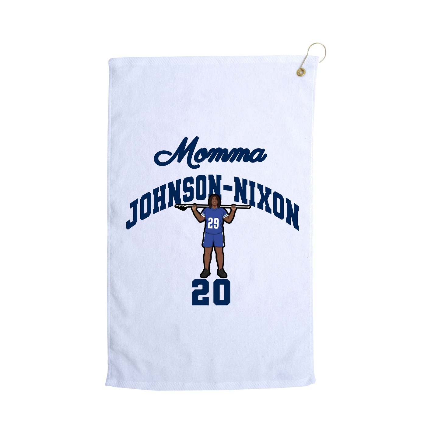 Golf Towel — Mothers Day Arch in White