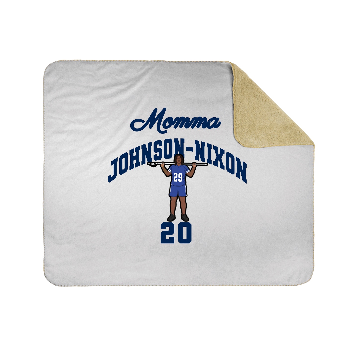 Throw Blanket — Mothers Day Arch in White