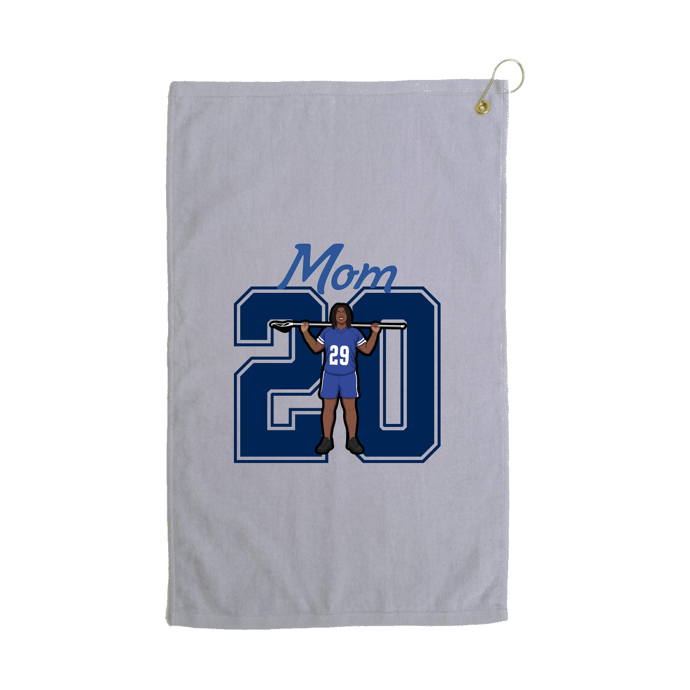 Golf Towel — Mothers Day Shirsey in Grey