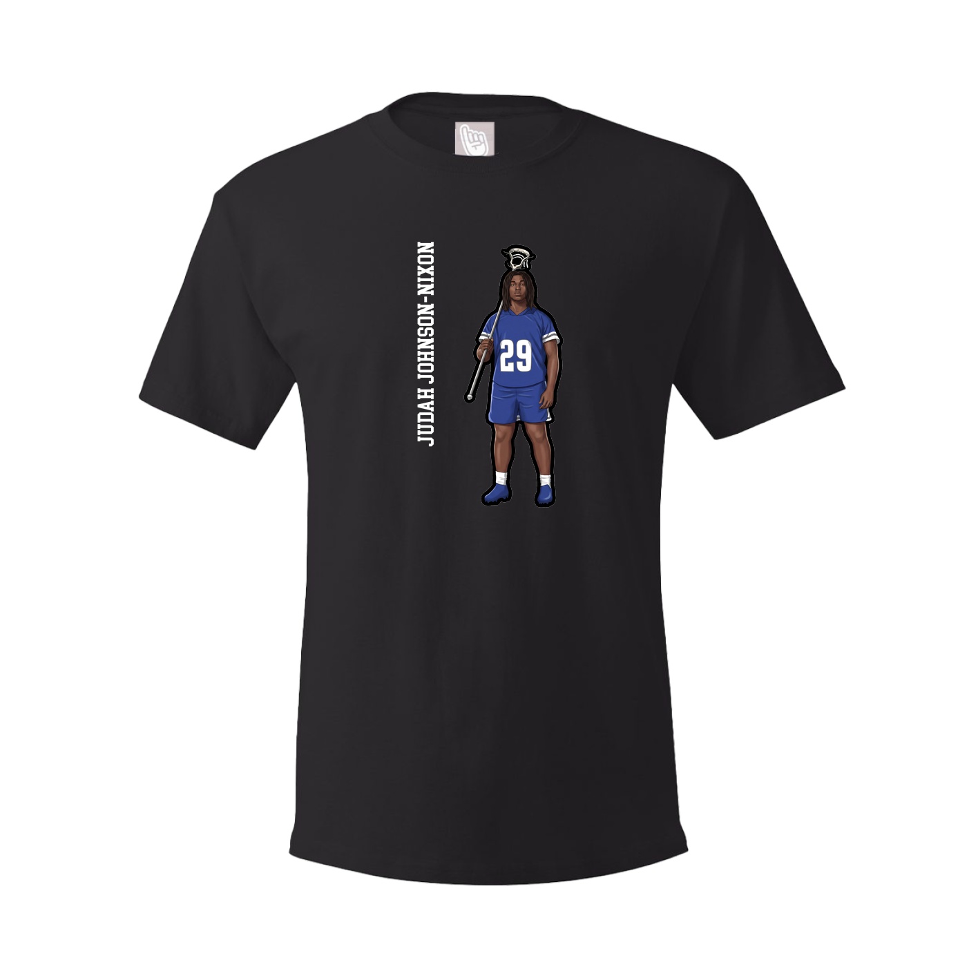 Tee — Name Vertical in Black