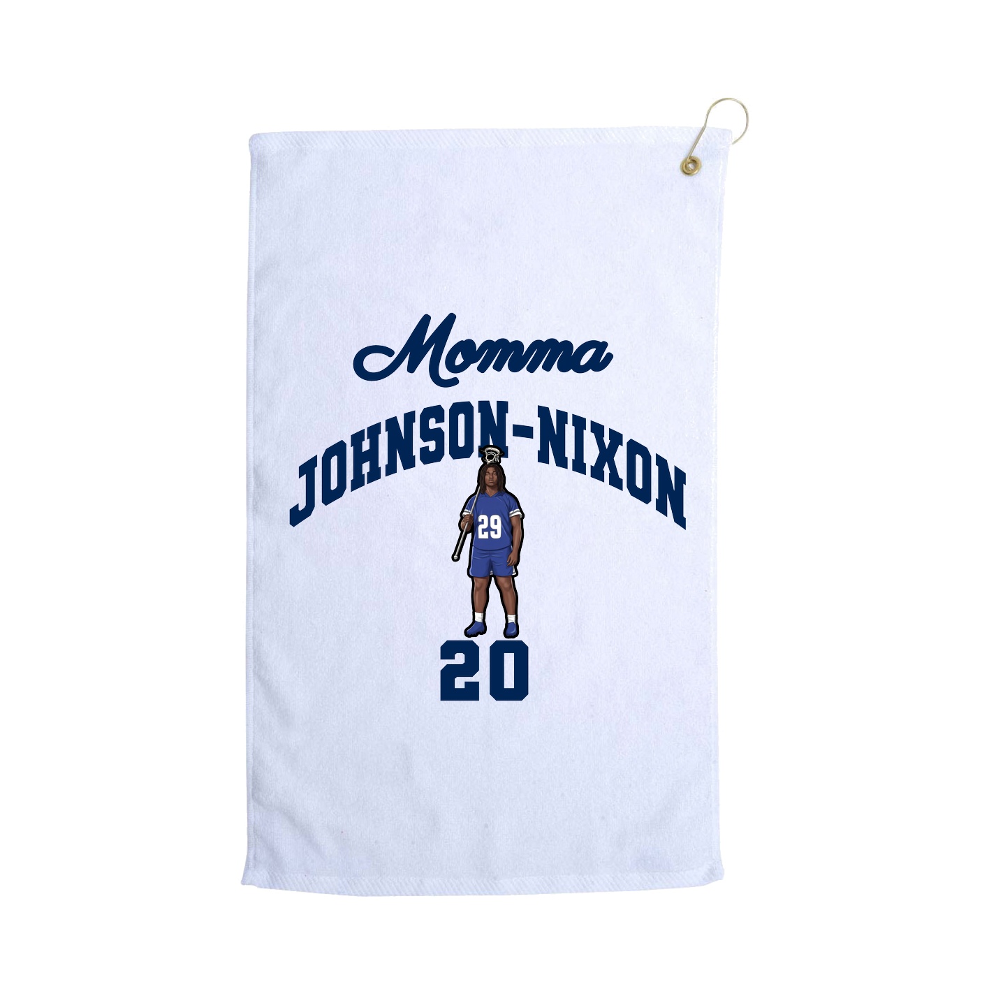 Golf Towel — Mothers Day Arch in White