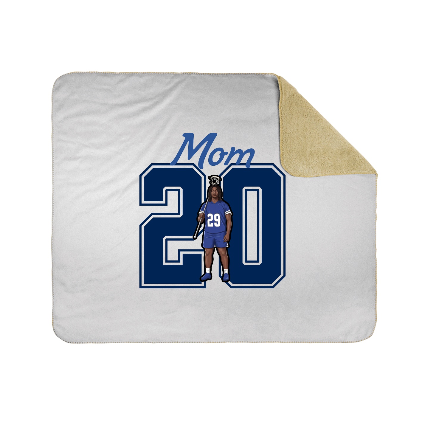 Throw Blanket — Mothers Day Shirsey in White