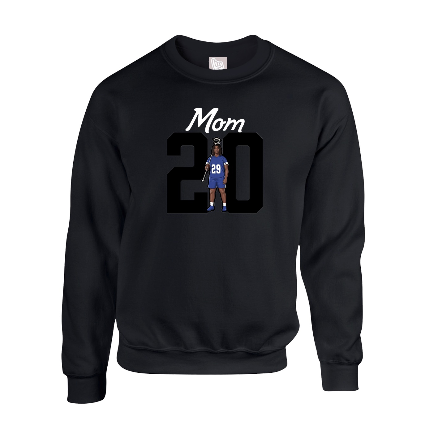 Fleece Crew — Mothers Day Shirsey in Black