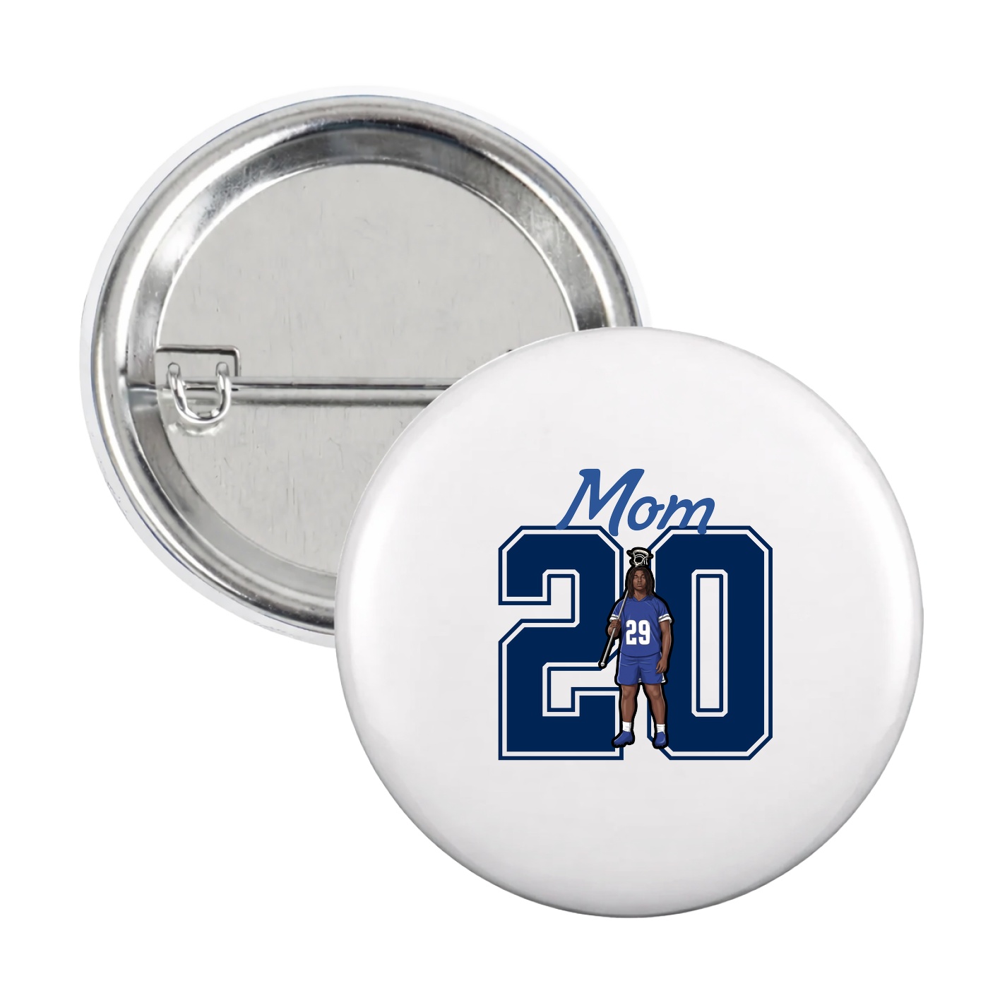 Game Day Button — Mothers Day Shirsey in White