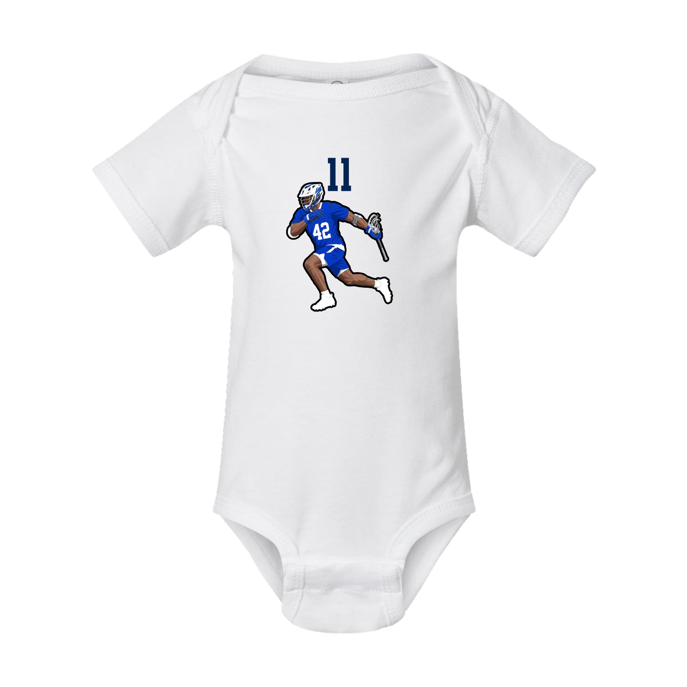 Baby Onesie — Number Top in White
