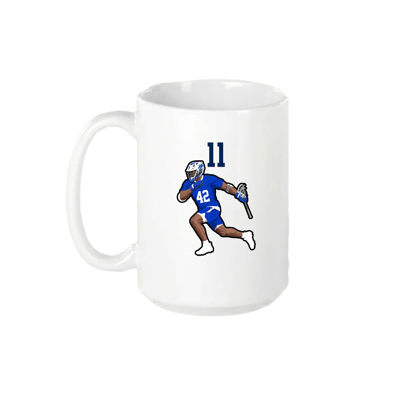 15oz Coffee Mug — Number Top in White