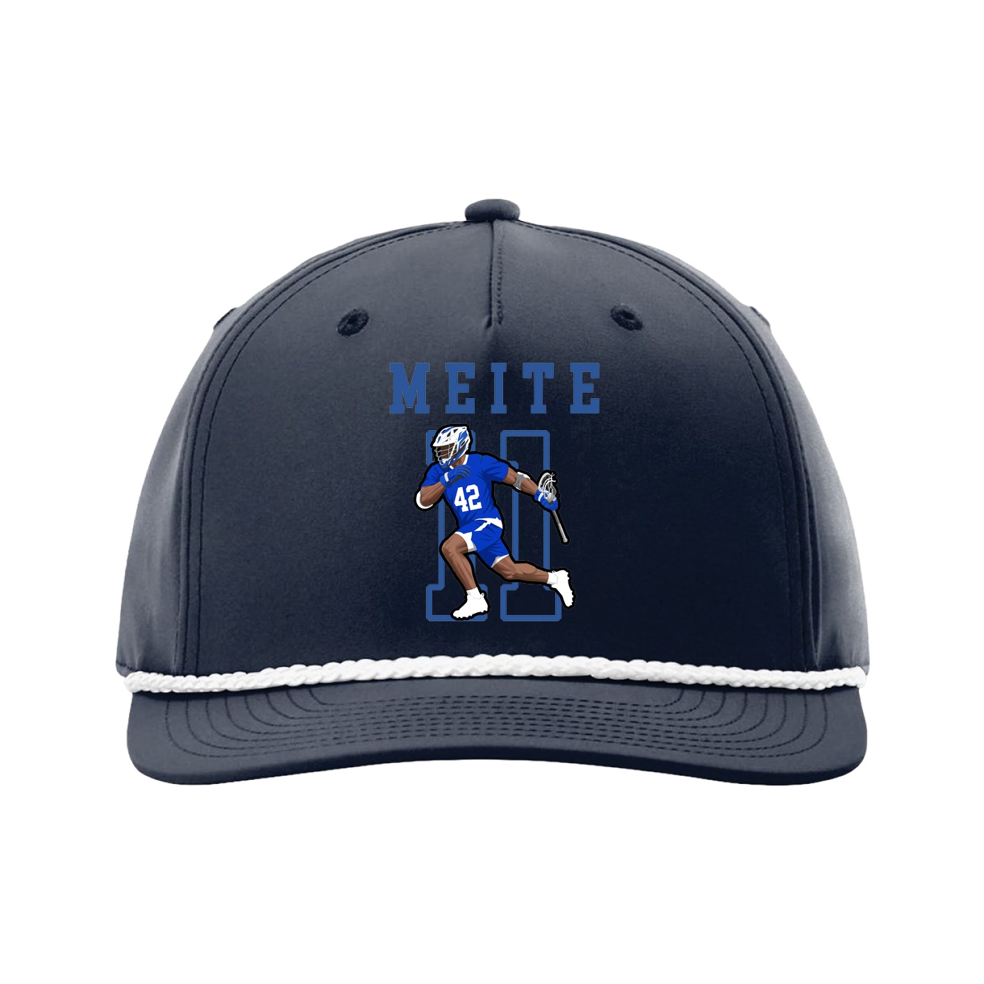 Five-Panel Classic Rope Cap — Shirsey in Navy