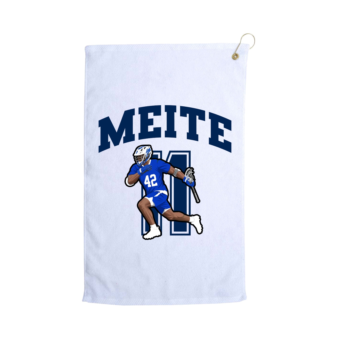 Golf Towel — Number in White