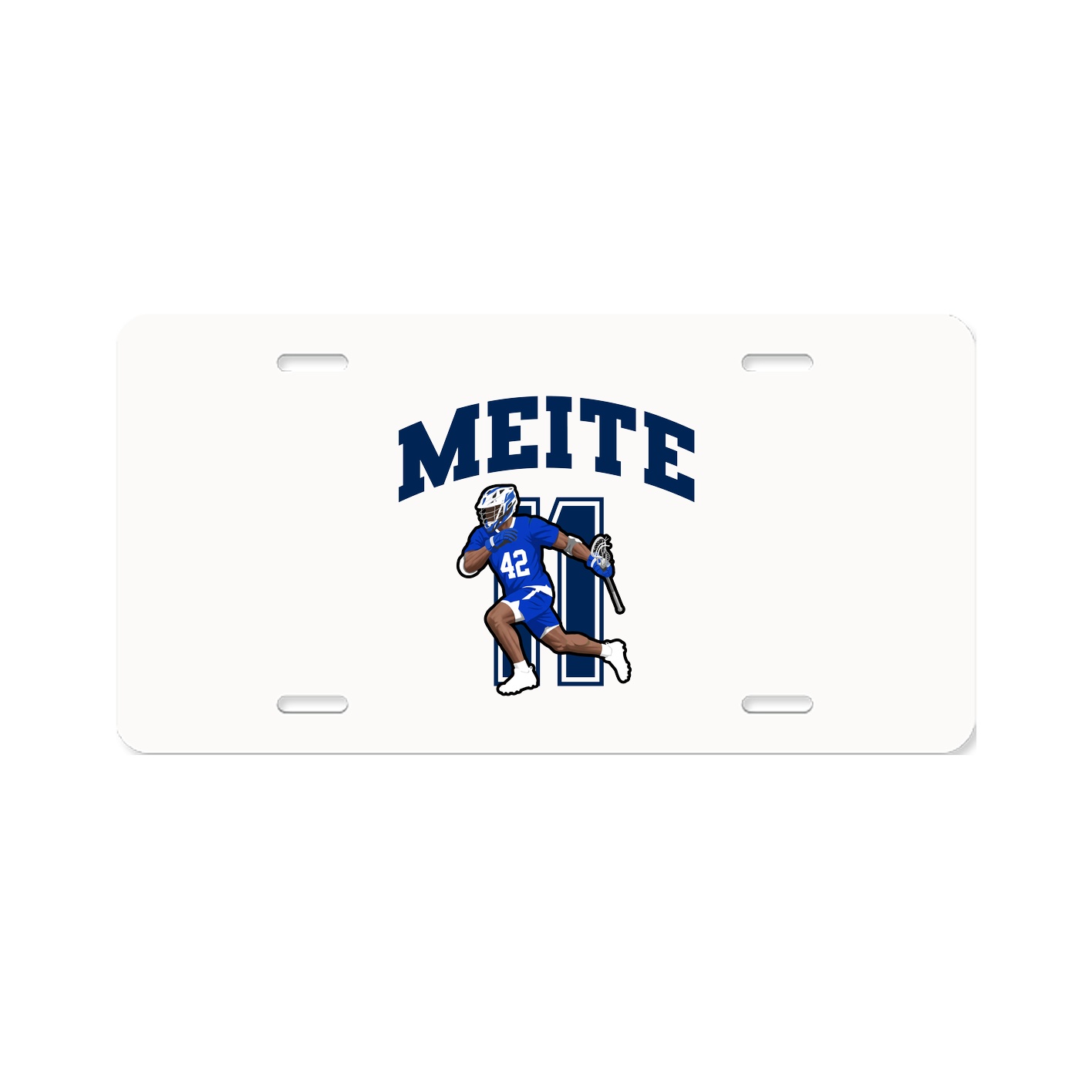 License Plate — Number in Classic