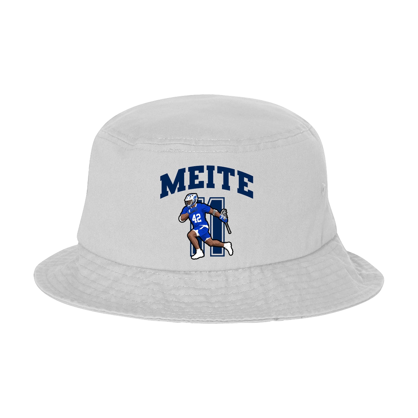 Bucket Cap — Number in White