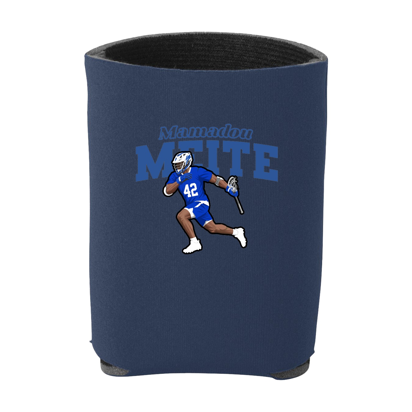 Can Holder — Name Arch in Navy