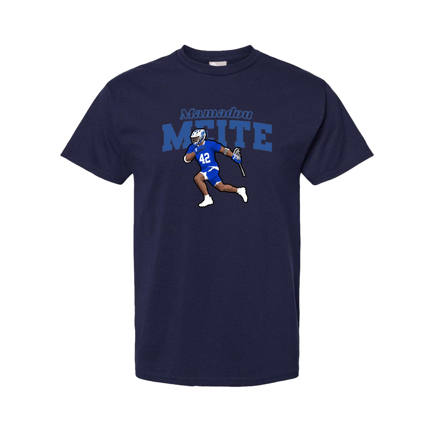 Youth Tee — Name Arch in Navy