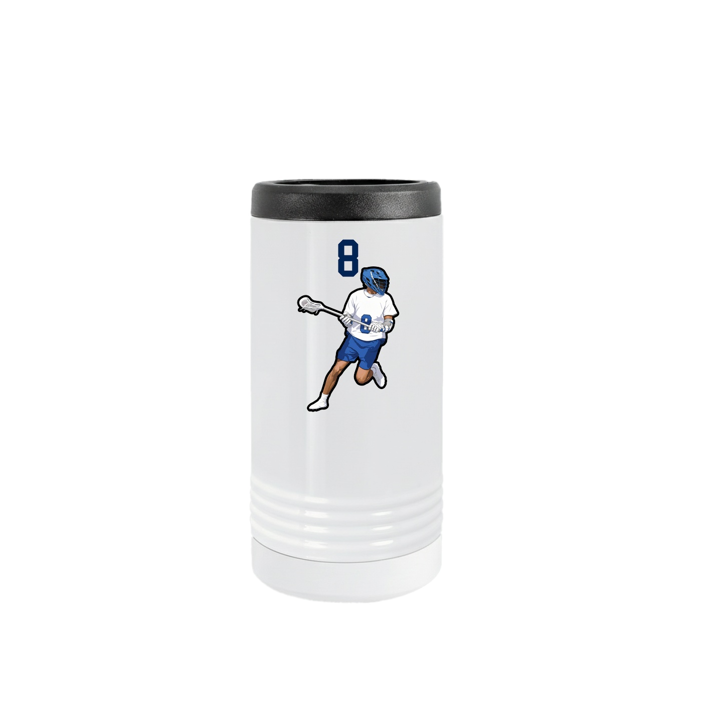 Slim Beverage Holder — Number Top in White