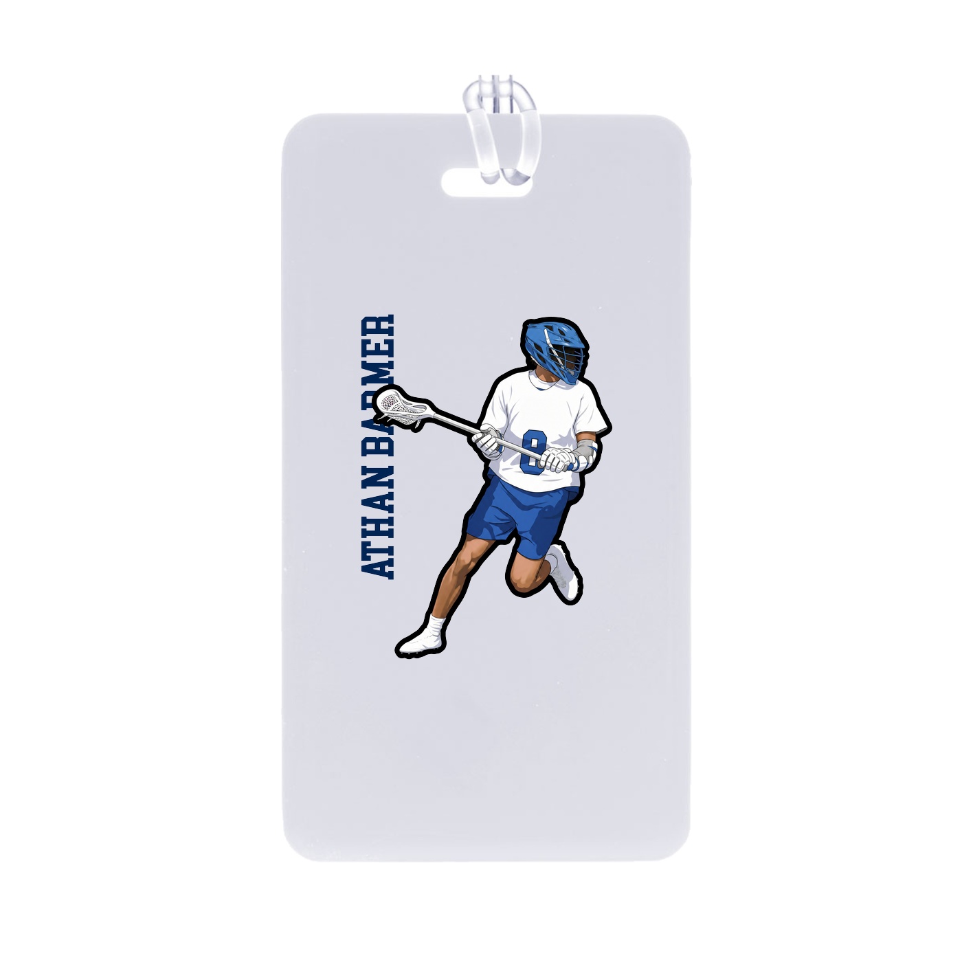 Bag Tag — Name Vertical in Classic