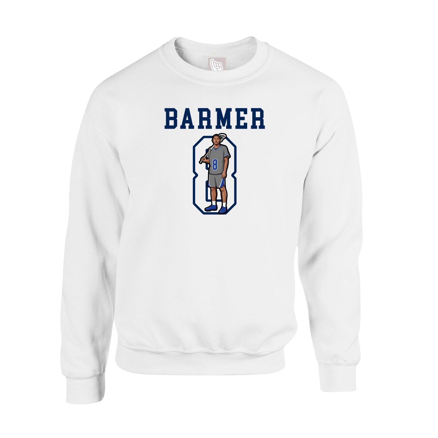 Fleece Crew — Shirsey in White