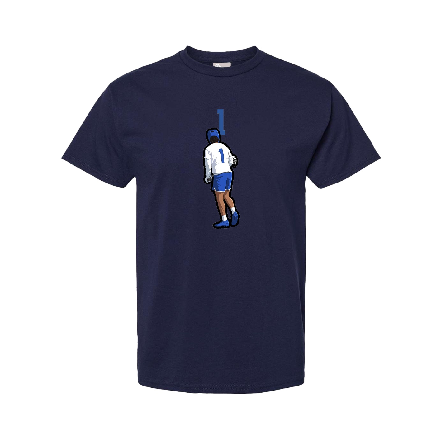 Tee — Number Top in Navy