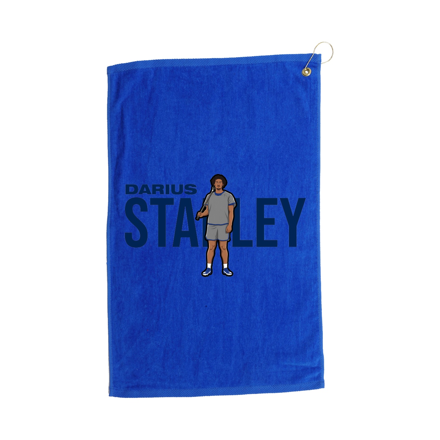 Golf Towel — Player Name in Royal