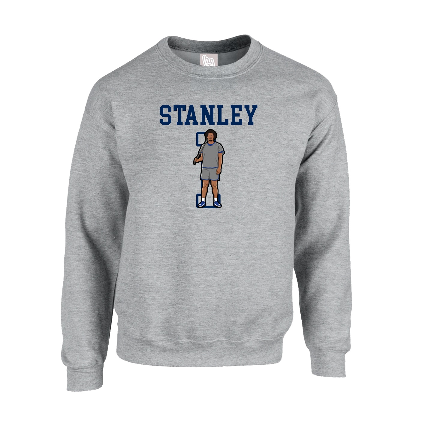 Fleece Crew — Shirsey in Grey