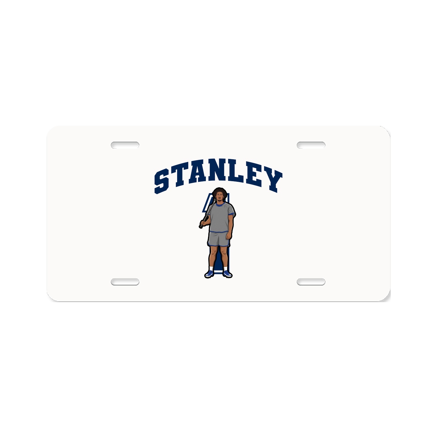 License Plate — Number in Classic