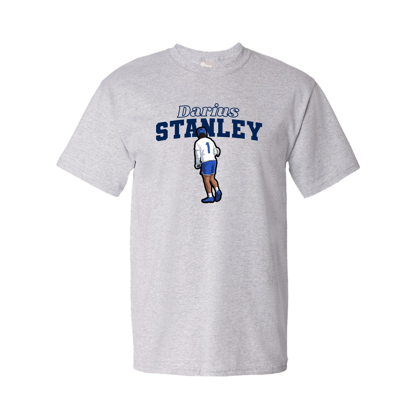 Youth Tee — Name Arch in Grey