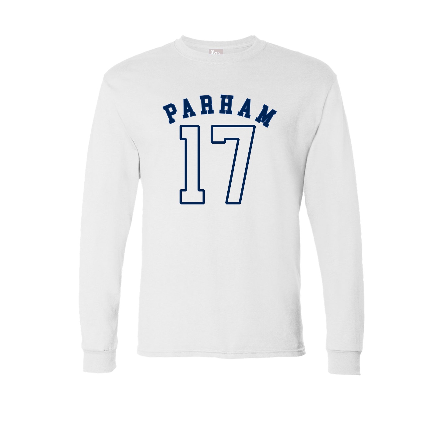 Long Sleeve Tee — Shirsey Arch in White