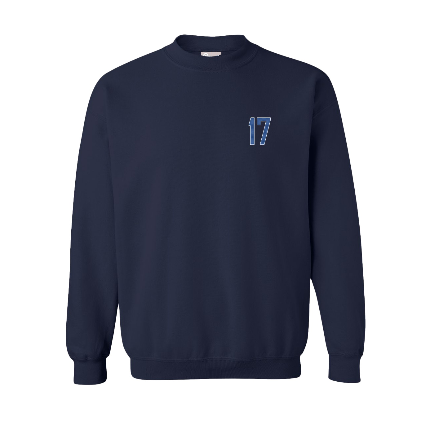 Fleece Crew — Front Shirsy in Navy