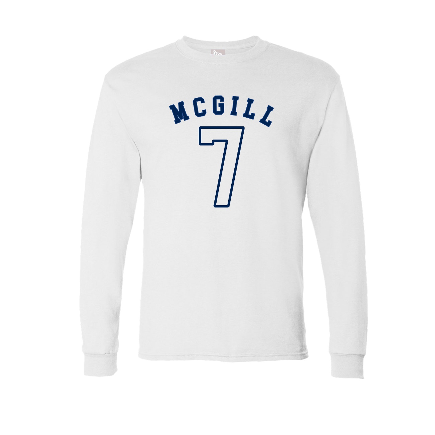 Long Sleeve Tee — Shirsey Arch in White